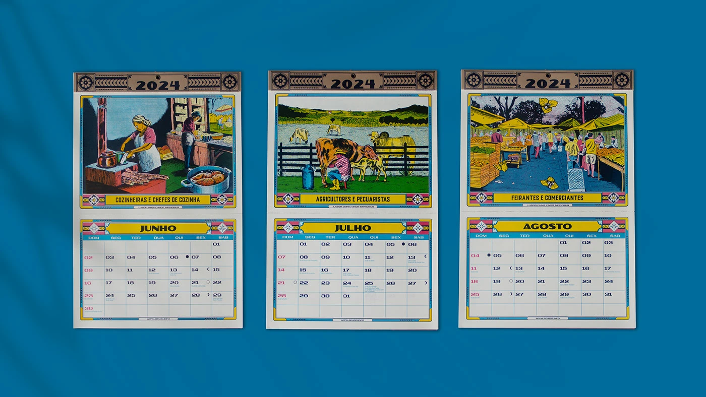 Calendário 2024 · Ofícios da Gente — imagem 8 de 14