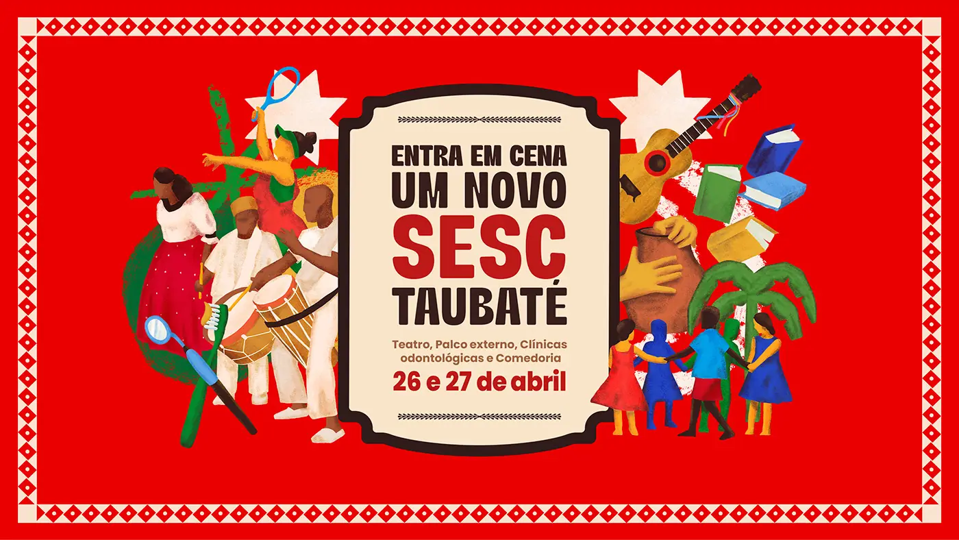 Identidade Lançamento Novo Sesc Taubaté — imagem 4 de 13