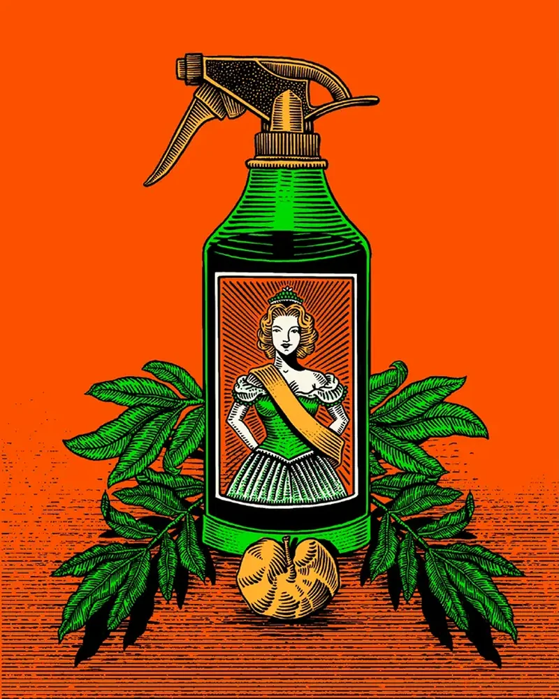 Capa ilustrada do livro A Árvore Mais Sozinha do Mundo sobre fundo laranja